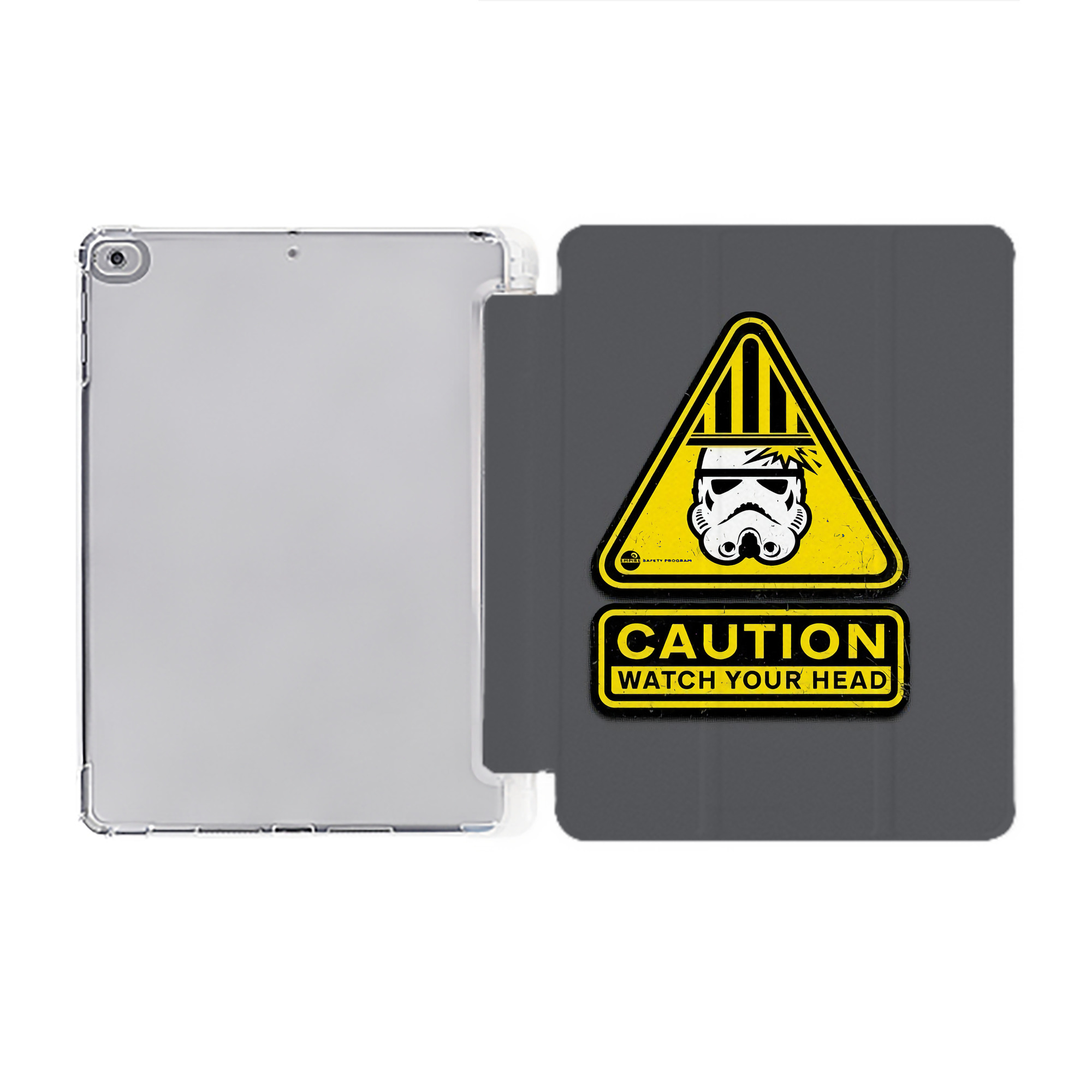 （画像用） スター・ウォーズ Star Wars IPad ケース ペン収納付き 三つ折りスタンド PUレザー×シリコン 対応機種9.5/10.5/10.9インチ